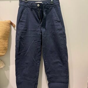 The Utility Barrel Pant - Navy Size 2
